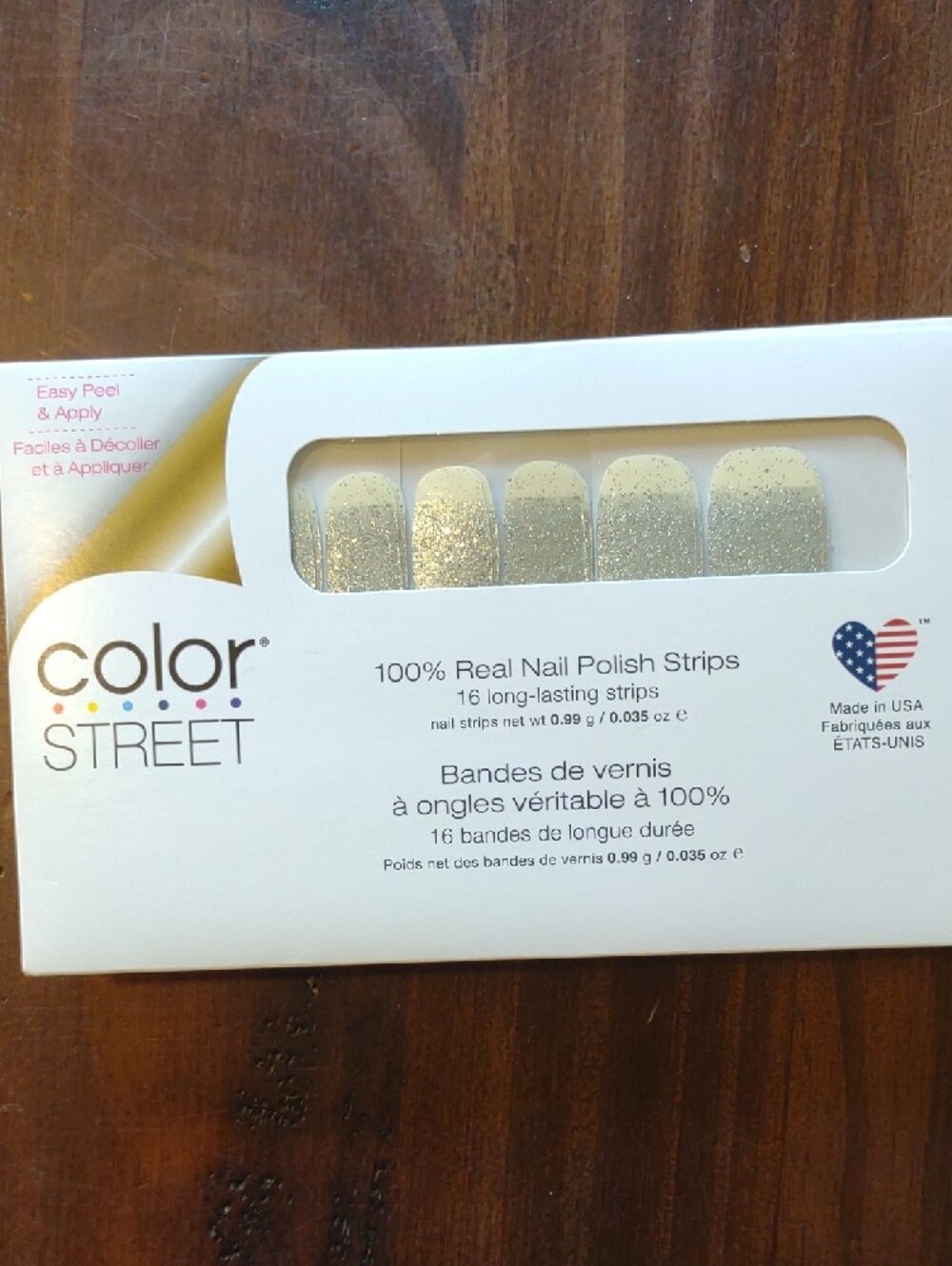 Color Street Mixed Pink, Coral & Gold Nail Polish Strips - Picture 2 of 8